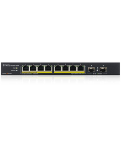 Купить Коммутатор ZyXEL GS1100-10HP-EU0102F 8xGE PoE+, 2xSFP PoE+, Desktop, Silen,t 130W PoE Budget, Kensigton lock в компании Зеон