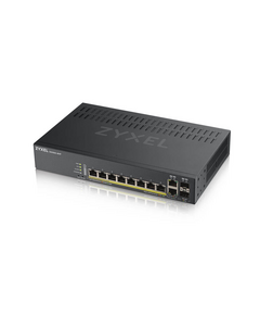 Купить Коммутатор ZyXEL GS1920-8HPV2-EU0101F Nebula Flex Hybrid Smart PoE+, 8xGE PoE+, 2xCombo (SFP/RJ-45), silent (fanless), budget PoE 130W, Standalone / cloud management, изображение 4 в компании Зеон