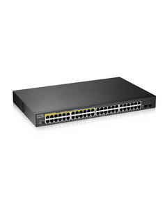 Купить Kоммутатор ZyXEL GS190048HPV2-EU0101F Smart L2 PoE+, 19", 48xGE (24xPoE +), 2xSFP, PoE budget 170 W в компании Зеон