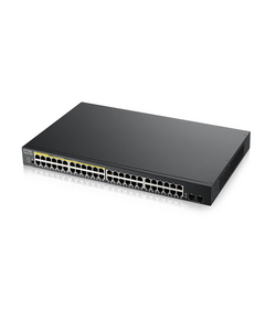 Купить Kоммутатор ZyXEL GS190048HPV2-EU0101F Smart L2 PoE+, 19", 48xGE (24xPoE +), 2xSFP, PoE budget 170 W, изображение 2 в компании Зеон