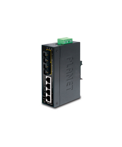 Купить Коммутатор для монтажа в DIN рейку Planet ISW-501T IP30 Slim Type 5-Port Industrial (-40 to 75 degree C) в компании Зеон