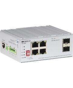 Купить Коммутатор ORIGO OI3106P/60W/A1A Managed L2 Industrial Fast Ring Switch 4x1000Base-T PoE, 2x1000Base-X SFP, PoE Budget 60W, Surge 4KV, -40 to 75°C, изображение 2 в компании Зеон