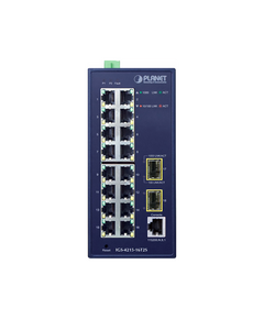 Купить Коммутатор Planet IGS-4215-16T2S IP30 Industrial L2/L4 16-Port 10/100/1000T + 2-Port 100/1000X SFP Managed Switch (-40~75 degrees C), изображение 2 в компании Зеон