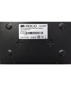 Купить Коммутатор ORIGO OS1209P/80W/A1A Unmanaged Switch 8x100Base-TX PoE, 1x1000Base-X SFP, PoE Budget 80W, metal case, изображение 5 в компании Зеон