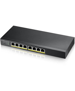 Купить Коммутатор ZyXEL GS1915-8EP-EU0101F NebulaFlex Hybrid Smart L2 PoE+, 8xGE PoE+, Silent (No Fan), 60W PoE Budget, Standalone/Cloud Management, изображение 2 в компании Зеон