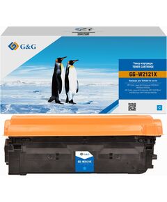 Купить Тонер-картридж G&G GG-W2121X голубой для HP Color LJ Entprise M554/555, MFP M578 (10000 стр) в компании Зеон