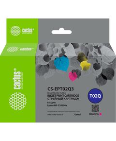 Купить Картридж струйный Cactus CS-EPT02Q3 T02Q пурпурный (660мл) для Epson WorkForce Enterprise WF-C20600D4TW в компании Зеон