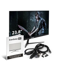 Купить Монитор безрамочный Exegate SmartView EP2400A 23.8" IPS LED, FHD, 1920x1080@75Гц, 16:9, 250cd/m2, 1000:1, 178°/178°, 5ms, D-Sub, HDMI1.4, Audio-out, встроенный БП [EX295526RUS], изображение 8 в компании Зеон