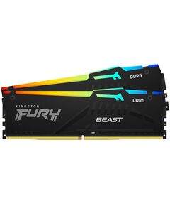 Купить Память оперативная Kingston FURY Beast RGB XMP 64Gb Kit 2*32Gb PC5-48000 DDR5 CL40 DIMM [KF560C40BBAK2-64], изображение 3 в компании Зеон