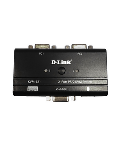 Купить Коммутатор D-link KVM-121/B1A 2-port KVM Switch, VGA+PS/2 ports, изображение 3 в компании Зеон