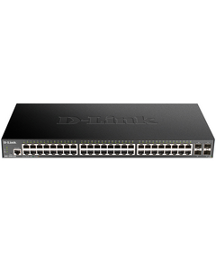 Купить Коммутатор D-link DGS-1250-52X/A1A Smart L2 Switch 48x1000Base-T, 4х10GBase-X SFP+, CLI, RJ45 Console, изображение 2 в компании Зеон