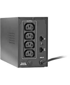 Купить Источник бесперебойного питания Exegate Power Back BNB-400 400VA, LED, AVR, RJ45/11, металлический корпус, Black [EP285521RUS], изображение 2 в компании Зеон