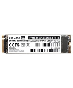 Купить Накопитель Exegate 2Tb NextPro+ M.2 2280 PCIe Gen3x4 3D TLC [EX295282RUS], изображение 2 в компании Зеон