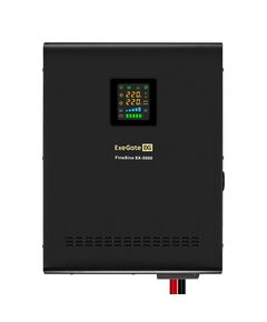 Купить Комплект системы бесперебойного питания Exegate FineSine SX-5000 5000VA/3500W, цветной LCD-дисплей, AVR, 2*Schuko+клеммы, линейно-интерактивный, крепление настенное [EX296671RUS], изображение 2 в компании Зеон