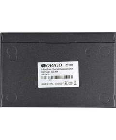 Купить Коммутатор неуправляемый ORIGO OS1205/A1A 5x100Base-TX, metal case, изображение 4 в компании Зеон