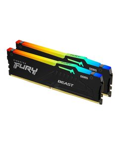 Купить Память оперативная Kingston FURY Beast RGB XMP 64Gb Kit 2*32Gb PC5-48000 DDR5 CL40 DIMM [KF560C40BBAK2-64], изображение 2 в компании Зеон