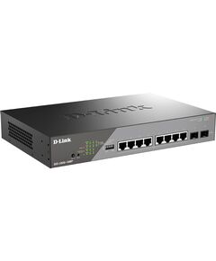 Купить Сетевой коммутатор D-link DSS-200G-10MP/A1A Smart L2 Surveillance Switch 8х1000Base-T PoE, 2x1000Base-X SFP, PoE Budget 130W, Long-range PoE up to 250m в компании Зеон