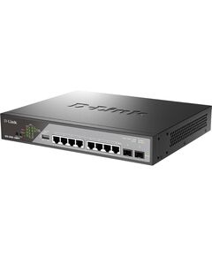 Купить Сетевой коммутатор D-link DSS-200G-10MPP/A1A Smart L2 Surveillance Switch 8х1000Base-T PoE 802.3bt 90W, 2x1000Base-X SFP, PoE Budget 242W, Long-range PoE up to 250m, изображение 2 в компании Зеон