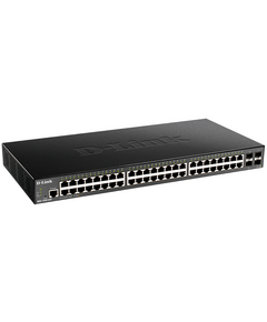 Купить Коммутатор D-link DGS-1250-52X/A1A Smart L2 Switch 48x1000Base-T, 4х10GBase-X SFP+, CLI, RJ45 Console в компании Зеон