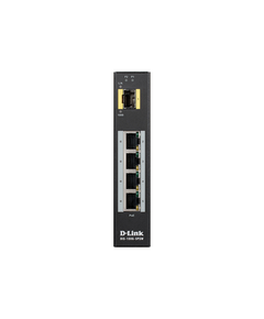 Купить Коммутатор неуправляемый D-link DIS-100G-5PSW/A1A Industrial Switch 4x1000Base-T PoE, 1x1000Base-X SFP, PoE Budget up to 120W, Surge 2KV, DIN-Rail, metal case IP30, -40 to 75°C, only DC power, w/o power supply в компании Зеон