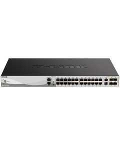 Купить Коммутатор D-link DGS-3130-30TS/B1A Managed L3 Stackable Switch 24x1000Base-T, 2x10GBase-T, 4x10GBase-X SFP+, Surge 6KV, CLI, 1000Base-T Management, RJ45 Console, USB, RPS, Dying Gasp в компании Зеон