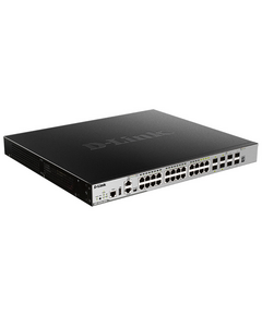 Купить Коммутатор D-link DGS-3630-28PC/A2ASI Managed L3 Stackable Switch 20x1000Base-T PoE, 4x10GBase-X SFP+, 4xCombo 1000Base-T PoE/SFP, PoE Budget 370W (740W with DPS-700), Surge 6KV, CLI, 1000Base-T Management, RJ45 Console, mini-USB Console, USB, RPS, Alarm  в компании Зеон