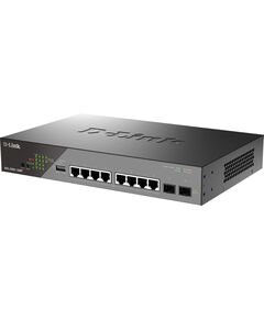 Купить Сетевой коммутатор D-link DSS-200G-10MP/A1A Smart L2 Surveillance Switch 8х1000Base-T PoE, 2x1000Base-X SFP, PoE Budget 130W, Long-range PoE up to 250m, изображение 2 в компании Зеон