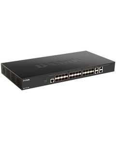 Купить Коммутатор D-link DXS-1210-28S/A1A Smart L2+ Switch 24x10GBase-X SFP+, 4x10GBase-T, CLI, RJ45 Console в компании Зеон