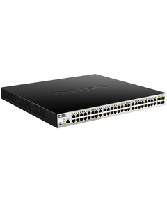 Купить Коммутатор D-link DGS-1210-52MP/ME/B2A Managed L2 Metro Ethernet Switch 48x1000Base-T PoE, 4x1000Base-X SFP, PoE Budget 370W, Surge 6KV, CLI, RJ45 Console, Dying Gasp, изображение 2 в компании Зеон