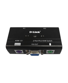 Купить Коммутатор D-link KVM-121/B1A 2-port KVM Switch, VGA+PS/2 ports в компании Зеон