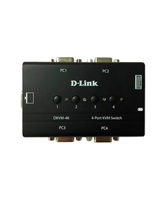 Купить Коммутатор D-link DKVM-4K/B3A 4-port KVM Switch, VGA+PS/2 ports, изображение 4 в компании Зеон