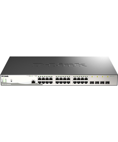 Купить Коммутатор D-link DGS-1210-28MP/ME/B2A Managed L2 Metro Ethernet Switch 24x1000Base-T PoE, 4x1000Base-X SFP, PoE Budget 370W, Surge 6KV, CLI, RJ45 Console, Dying Gasp, изображение 2 в компании Зеон