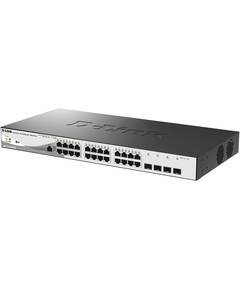 Купить Коммутатор D-link DGS-1210-28P/ME/B2A Managed L2 Metro Ethernet Switch 24x1000Base-T PoE, 4x1000Base-X SFP, PoE Budget 193W, Surge 6KV, CLI, RJ45 Console, Dying Gasp, изображение 2 в компании Зеон