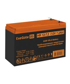 Купить Аккумулятор для UPS Exegate HR 12-7.2 12V, 7.2Ah [EX282965RUS] в компании Зеон