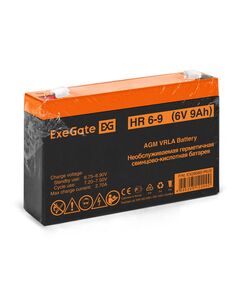 Купить Аккумулятор для UPS Exegate HR 6-9 6V, 9Ah [EX285851RUS], изображение 5 в компании Зеон