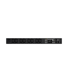 Купить Блок распределения питания CyberPower 20MHVIEC8FNET NEW Monitor 1U type PDU, 16Amp, 8 IEC outlets, PPBE management S/W [PDU31005], изображение 2 в компании Зеон