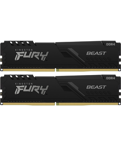 Купить Память оперативная Kingston FURY Beast Black 8Gb Kit 2*4Gb 3200MHz DDR4 CL16 DIMM [KF432C16BBK2/8] в компании Зеон