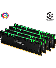 Купить Память оперативная Kingston FURY Renegade RGB 32Gb Kit 4*8Gb 3600MHz DDR4 CL16 DIMM [KF436C16RBAK4/32], изображение 3 в компании Зеон