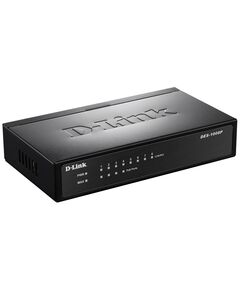 Купить Сетевой коммутатор D-link DES-1008P/C1A Unmanaged Switch 8x100Base-TX (4x100Base-TX PoE), PoE Budget 52W, metal case в компании Зеон