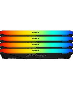 Купить Память оперативная Kingston FURY Beast RGB 64GB Kit 4*16Gb 3200MHz DDR4 CL16 DIMM [KF432C16BB12AK4/64], изображение 2 в компании Зеон