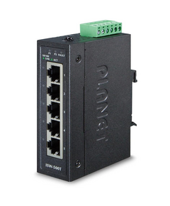 Купить Коммутатор для монтажа в DIN рейку Planet ISW-500T IP30 Compact size 5-Port 10/100TX в компании Зеон