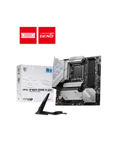 Купить Материнская плата MSI MPG B760M EDGE TI WIFI LGA1700 Intel B760 4xDDR5 mATX AC97 8ch(7.1) 2.5Gg+HDMI+DP, изображение 5 в компании Зеон