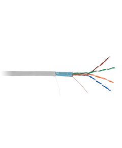 Купить Кабель Netlan EC-UF004-5E-PVC-GY-1 F/UTP 4 пары, Кат.5e (Класс D), 100МГц, одножильный, BC (чистая медь), внутренний, PVC нг(B), серый, 100м в компании Зеон