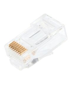 Купить Коннектор Nikomax NMC-RJ88RZ50UD1-PT-100 RJ45/8P8C под витую пару, Кат.5е (Класс D), 100МГц, покрытие 50мкд, универсальные ножи, сквозной, неэкранированный, круглый ввод, уп-ка 100шт. в компании Зеон