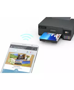 Купить Принтер струйный Epson L8050 A4, 6 цв., 22 стр/мин, USB 2.0, WiFi [C11CK37405/C11CK37506/37507], изображение 3 в компании Зеон