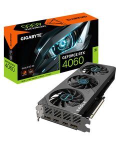 Купить Видеокарта GigaByte GV-N4060EAGLE OC-8GD PCI-E 4.0 128bit GDDR6 2505/17000 HDMIx2 DPx2 HDCP Ret, изображение 7 в компании Зеон