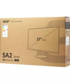 Купить Монитор Acer SA272Ebi 27", IPS, LED, 16:9, HDMI, глянцевая, 1920x1080, FreeSync VGA, FHD, черный, 3.5кг [UM.HS2EE.E09], изображение 14 в компании Зеон