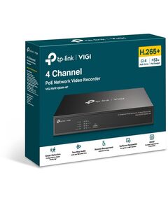 Купить Видеорегистратор TP-Link NVR Vigi NVR1004H-4P, изображение 2 в компании Зеон