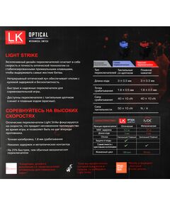 Купить Клавиатура A4-Tech Bloody B820R RED SWITCH Механическая, черный, USB, for gamer, LED, изображение 15 в компании Зеон