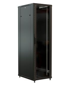 Купить Шкаф серверный напольный WRLINE WR-TT-3761-AS-RAL9004 37U, 600x1000мм, 800кг, черный, 910мм, 1833мм, IP20, сталь в компании Зеон